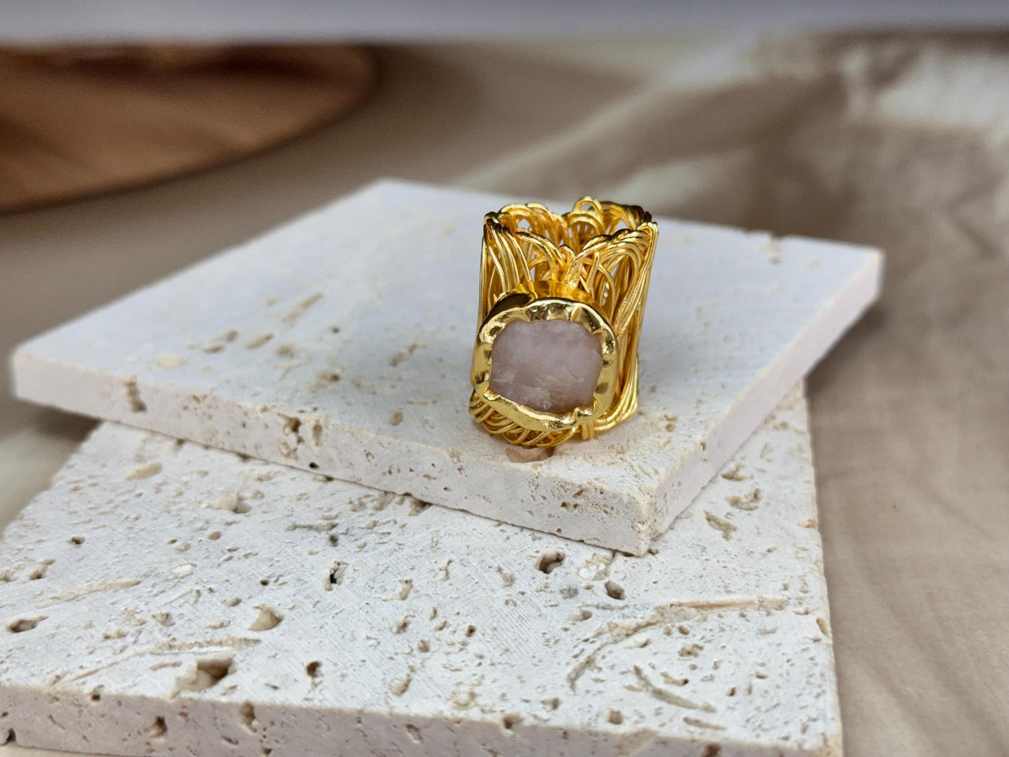 Raw Beauty – Wire-Wrapped Gemstone Rings.