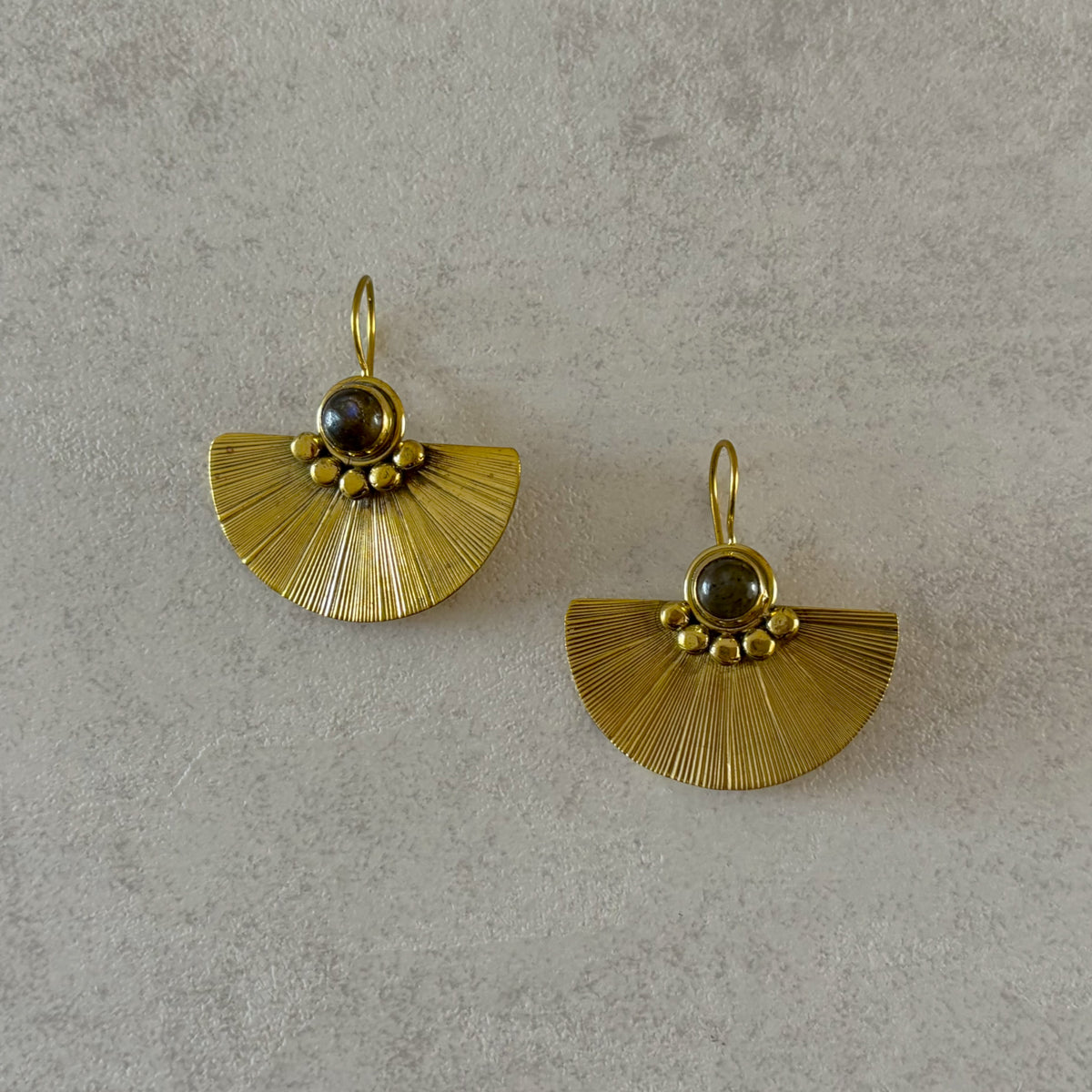 Sunray Fan Earrings — Solstice